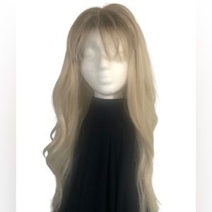 Chelsey Smith Cosmetics "Kit" wig with bangs, vanilla blonde